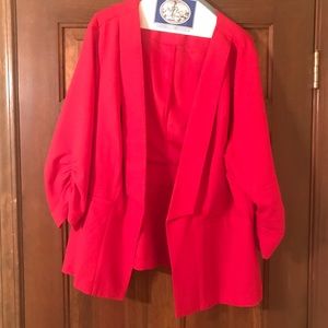 Red blazer